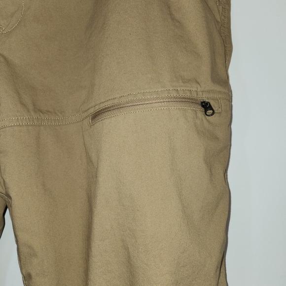 The North Face Men's Khaki Pants Size 38 Long Zip Leg Pocket Inner Waist Tie - Picture 3 of 15